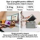 Monitor Dublu Extensibil, cu Stand pentru laptop, Qova®, Extensor Laptop cu 2 Ecrane 15.6 inch FHD 1080P, 1920 × 1080, Plug & Play Fara Driver, USB-C, HDMI, Ecran mare 16:9, Pliabil, Compatibil IOS, Android, Windows, Stand reglabil integrat