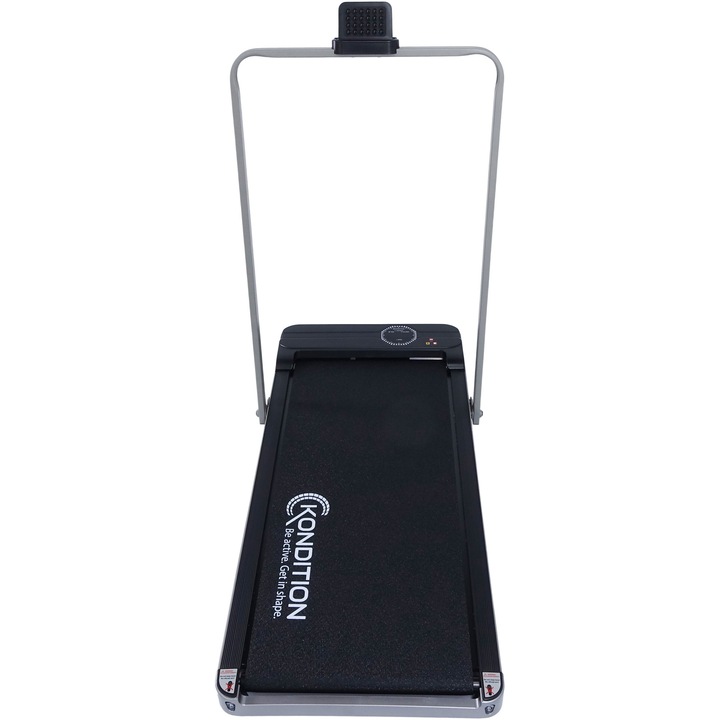 Banda alergare/walking pad Kondition 3120K, motor 1CP, viteza 1-8.5km/h, suprafata alergare 94.5 X 40 cm, inclinare manuala max. 7%, telecomanda, App Fitshow/Kinomap/Zwift, greutate maxima utilizator 100 kg - Imaginea 4 din 10