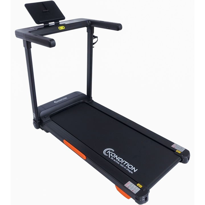 Banda alergare Kondition 8560S, motor brushless 2CP, viteza 1-13.5km/h, suprafata alergare 121.5 X 45 cm, 24 programe, inclinare electrica max. 25%, App Fitshow/Kinomap/Zwift, greutate maxima utilizator 120 kg - Imaginea 2 din 9