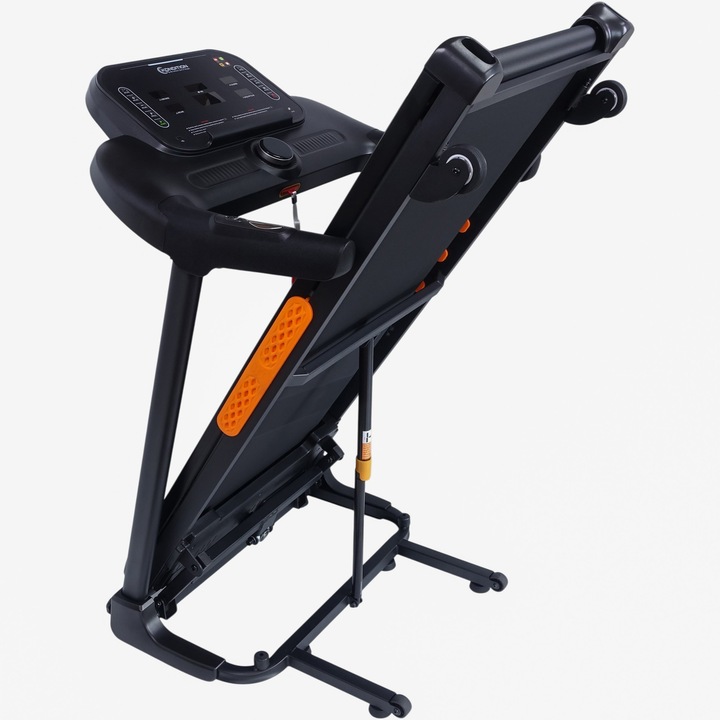 Banda alergare Kondition 7600S, motor 2CP, viteza 1-14km/h, suprafata alergare 120 X 46 cm, 24 programe, inclinare electrica max. 15%, App Fitshow/Kinomap/Zwift, pliabila, greutate maxima utilizator 120 kg - Imaginea 3 din 9