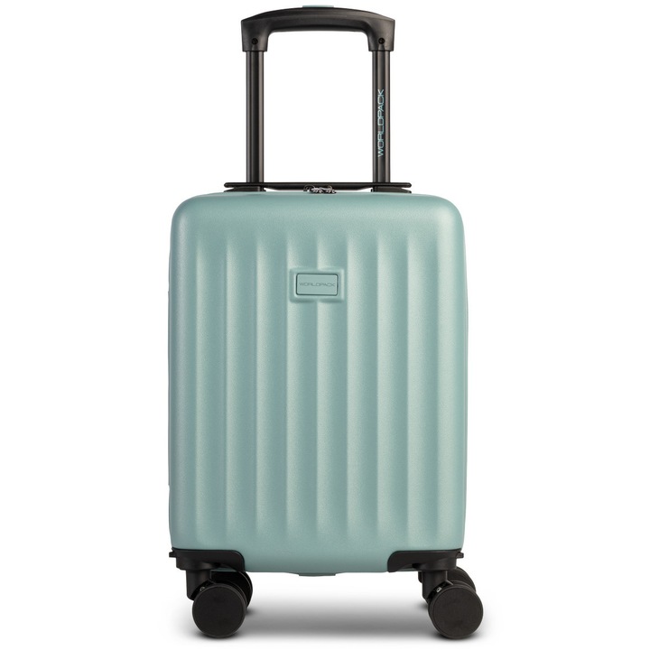 Troler Cabina XS Worldpack Underseat, 40×30×20 cm, Roti detasabile, ABS, 24 L, Albastru