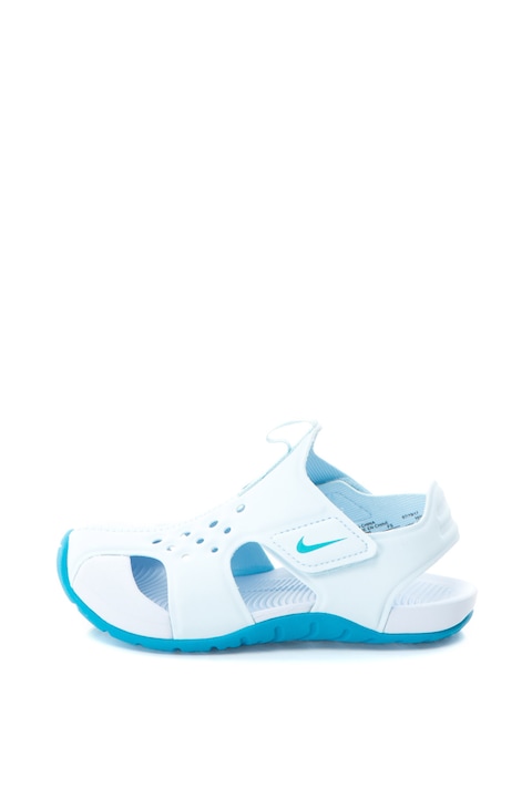 Nike, Sandale cu benzi velcro Sunray Protect 2, Albastru pastel/Albastru aqua, 28 EU