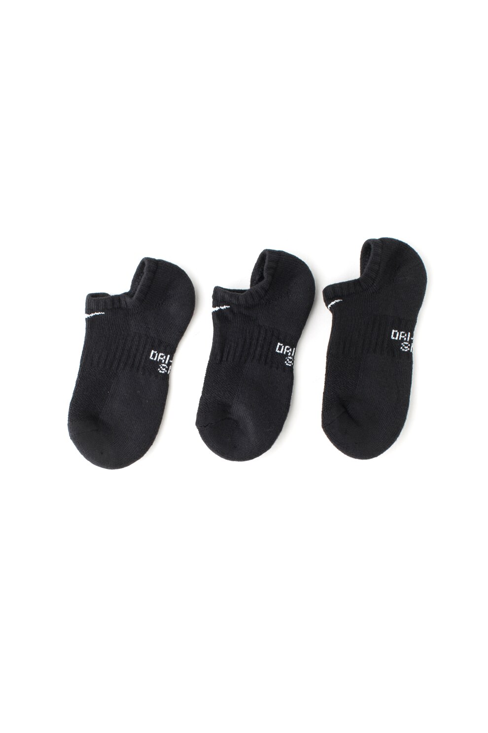 Nike, Set de sosete scurte unisex, cu logo - 3 perechi