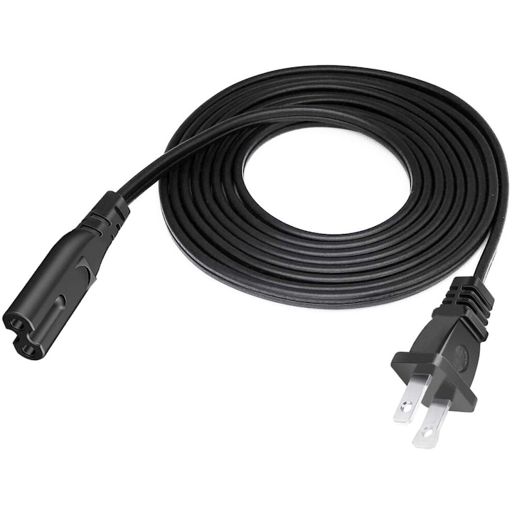 Cablu alimentare 2 pini 2.4m pentru TV LED Smart