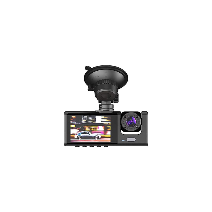 Autós kamera DVR széles látószögű, éjjellátó, 1080P, fekete