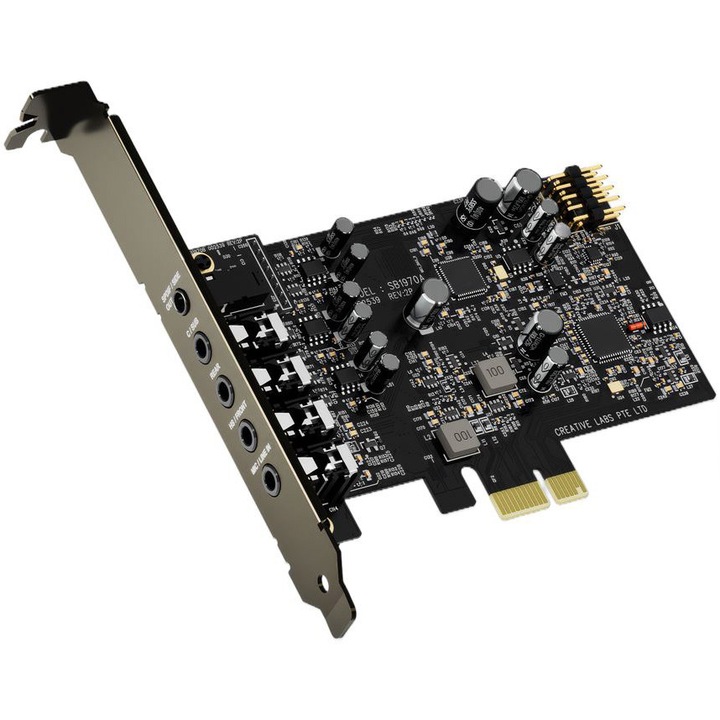 Placa de sunet CREATIVE Sound Blaster Audigy Fx Pro - PCIe, Negru