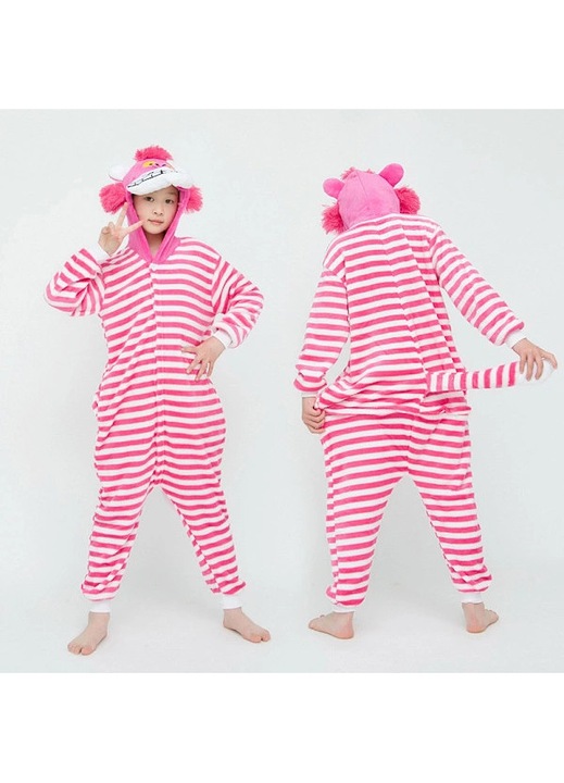 Férfi pizsama, rajzfilm, Cheshire Cat, többszínű, pamut, 40 EU