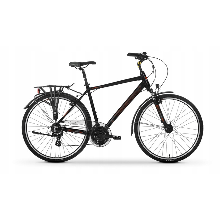 Tabou Kinetic 2.0 Plus trekking kerékpár, 19", fekete narancssárga, 28x19"