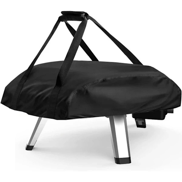 Husa pentru cuptor pizza Koda 16, 420D durabil, cu curele de transport si bucla pentru regulator de gaz, negru, 30 x 23.5 x 8.5 in