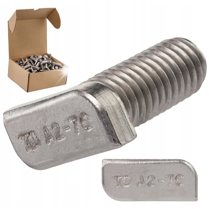 Винт за дърво M10x25mm неръждаема стомана комплект 100 бр