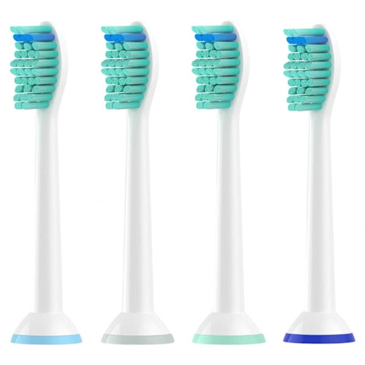 Capete de inlocuire pentru periuta electrica compatibile cu Philips Sonicare C1 C2 G2 W2, peri moi, Multicolor, 4 bucati