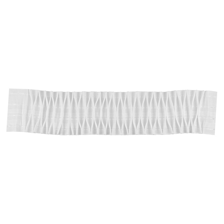 Rejansa perdea si draperie, Romb, Alba, 10.5 cm, Poliester