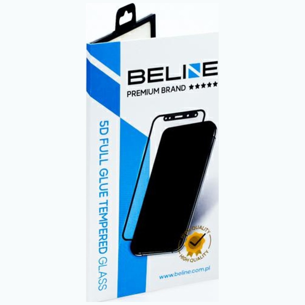 Folie sticla securizata Beline 5D Tempered Glass compatibila cu Motorola Moto G67 Power / G57 Power, Negru