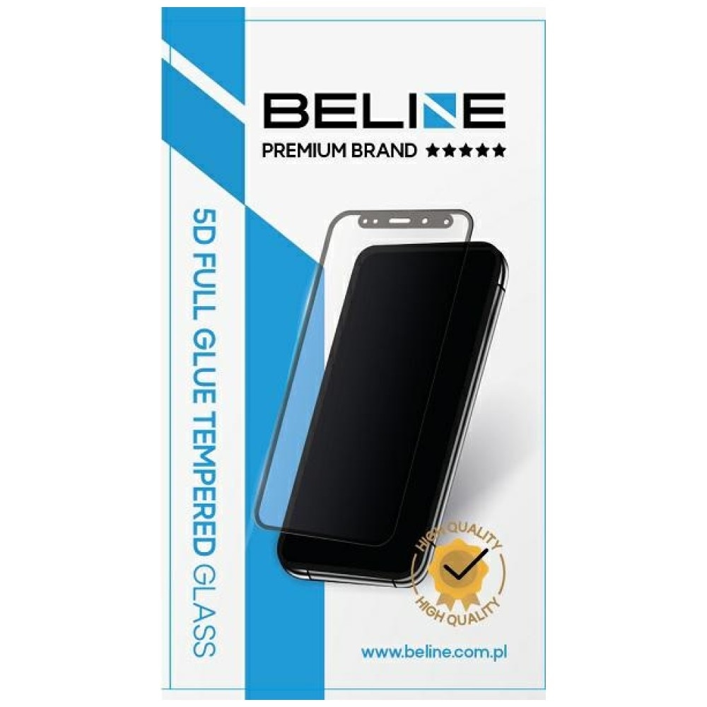 Folie sticla securizata Beline 5D Tempered Glass compatibila cu Motorola Moto G67 Power / G57 Power, Negru