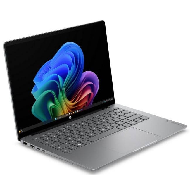 Laptop HP OmniBook 5 Ryzen AI 7 445 14inch 2K OLED 16GB 512GB Windows 11 Home Silver