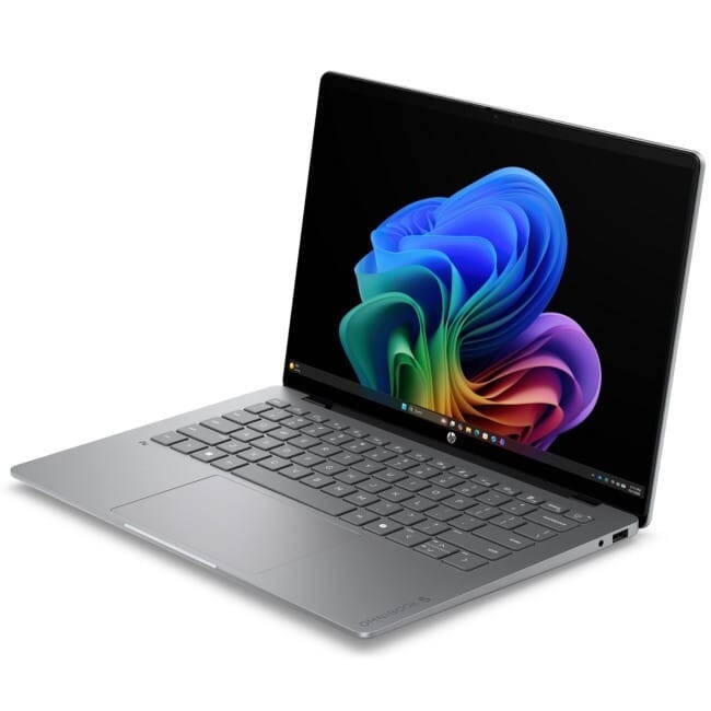 Laptop HP OmniBook 5 Ryzen AI 7 445 14inch 2K OLED 16GB 512GB Windows 11 Home Silver