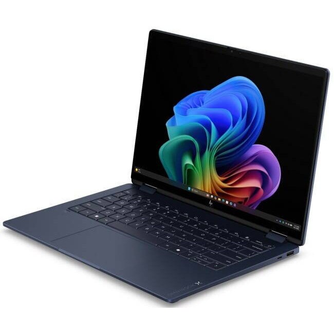 Laptop HP OmniBook X Flip 2-in-1 NG AI Ryzen AI 9 465 14inch 120Hz 3K OLED Touch 32GB 1TB Windows 11 Home Navy