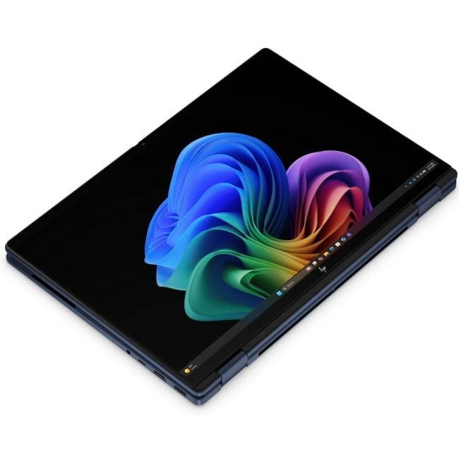 Laptop HP OmniBook X Flip 2-in-1 NG AI Ryzen AI 9 465 14inch 120Hz 3K OLED Touch 32GB 1TB Windows 11 Home Navy