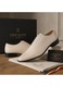 Pantofi barbati eleganti bej din piele naturala dintr-o bucata cu siret Havana GKR51TSB Marimea 44