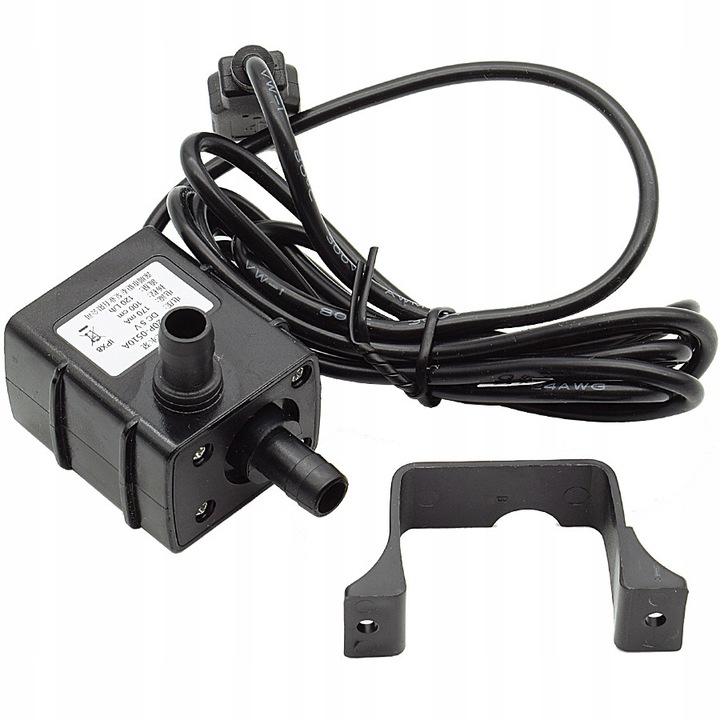 Mini pompa submersibila pentru lichide AD20P-0510A, usb 5 V, debit 120 l/h, consum 170 mA, cablu 1.6 m, negru, 1 buc