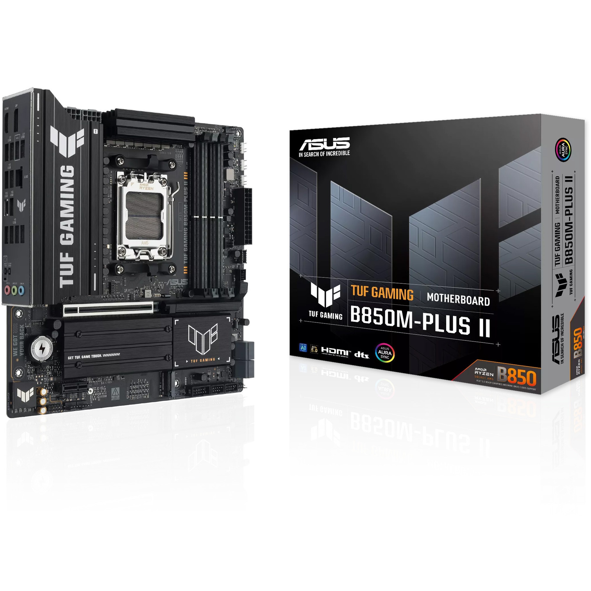 Placa de baza Asus TUF GAMING B850M-PLUS II, AM5, DDR5, mATX
