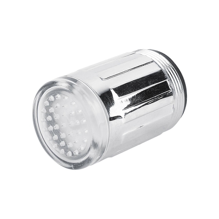 LED светлина за кран, променяща цвета си, температурен сензор, многоцветна, универсална