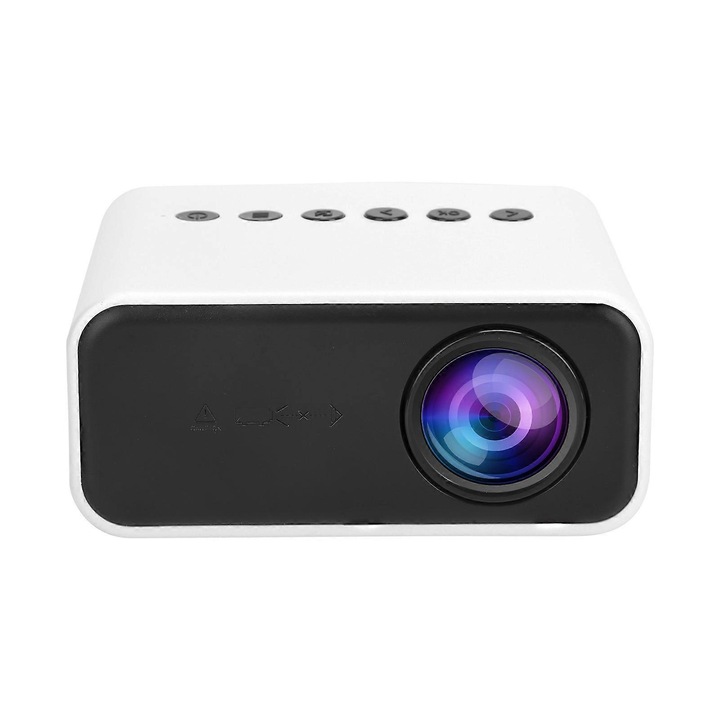 Hordozható mini projektor fehér 15-100inch 24W 320x240px
