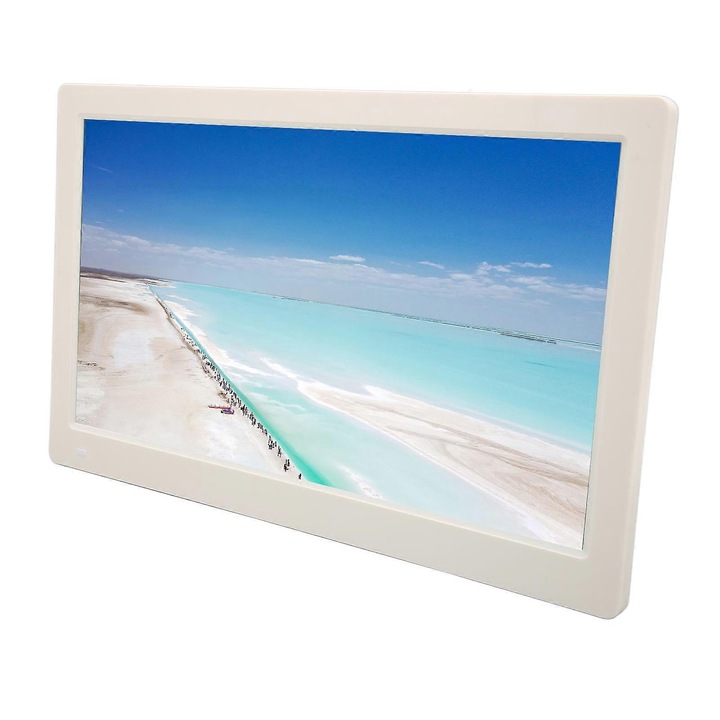 Rama foto digitala 15.6 inch IPS 1920x1080 alb 100240V