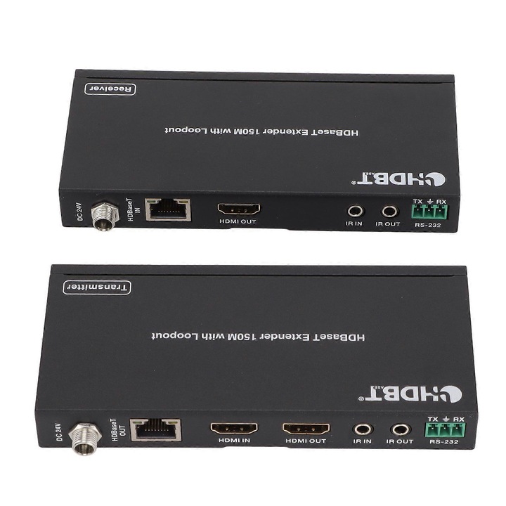 Extender HDMI 1080P 60Hz negru 150mx1