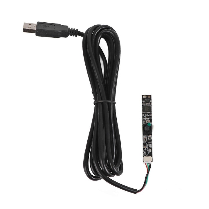Modul camera USB IMX258 12MP, modul webcam, rezolutie Ultra HD 3840x3104, unghi larg 123° cu obiectiv 5.76mm, plug and play UVC, Negru, 1 buc