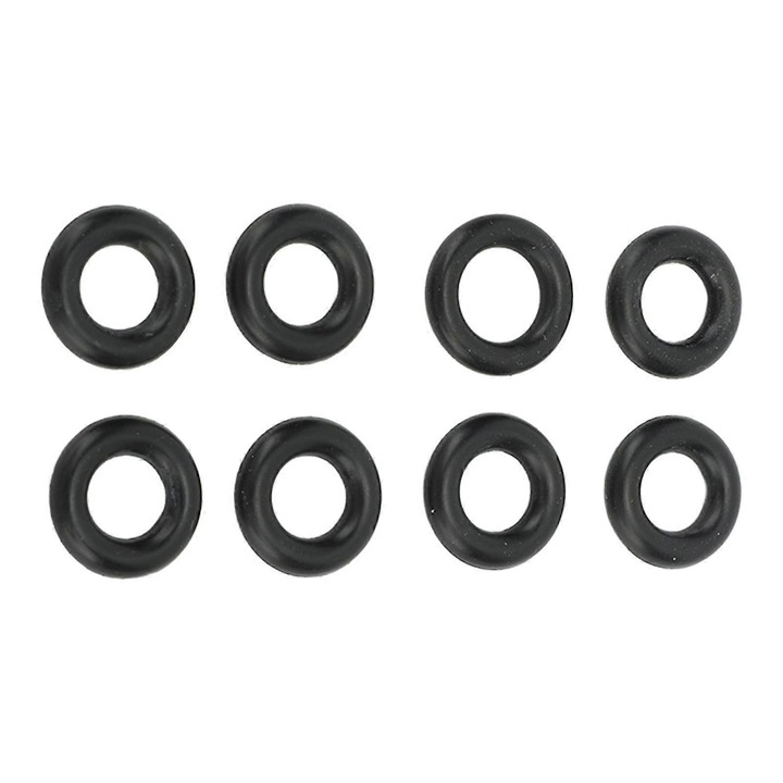 8 darabos készlet, O-gyűrű tömítések injektorokhoz, kód: 13641437487, Cooper R56 R57 R52 R53 R60 R55 modellekhez, gumiból, erős tömítés, öregedésálló, Fekete