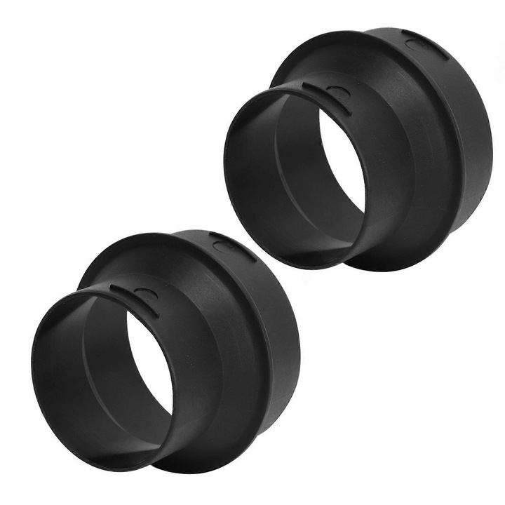 Adapter cső/csatlakozó állófűtéshez, Webasto/Eberspaecher kompatibilis, 60-75 mm átmérőhöz állítható, hőálló ABS-ből, fekete, 2 darab