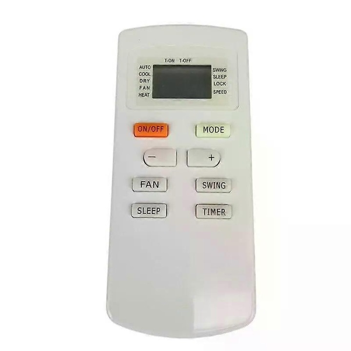 Távirányító YX1F légkondicionálóhoz, eredeti használt, kompatibilis GREE TOSOT YX1F1/YX1F2, ABS, fehér, 1 db