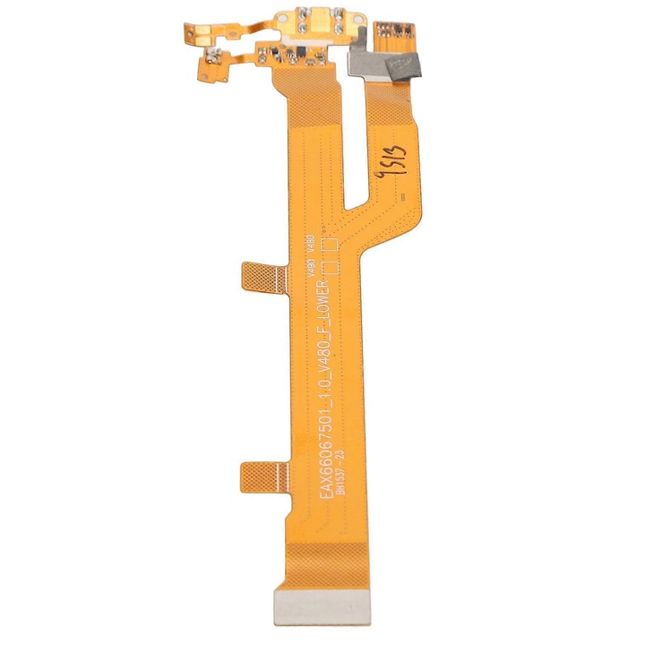 Cablu plat panou (flex) LG V480/V490, din otel aliat structural, flexibil si durabil, instalare usoara, portocaliu, 1 buc
