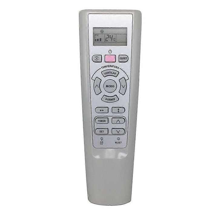 Légkondicionáló távirányító 0150400865 YR-W06, eredeti, Electrolux kompatibilis, ABS műanyagból, 2 x AAA elem szükséges, fehér, 1 db
