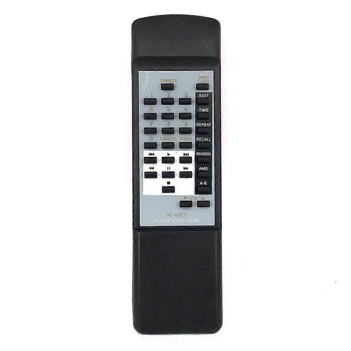 Telecomanda CD RC-63CD, ABS, negru, 28x13.5x5cm