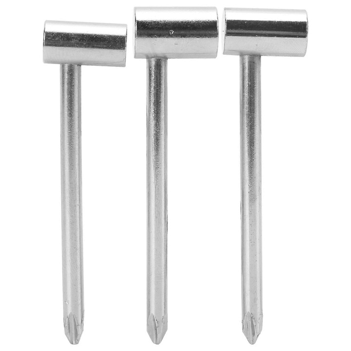 Gitár állítókulcs készlet, 7MM 8MM 6.35MM, vas, ezüst, 8x2cm