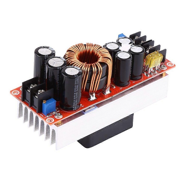 Modul stabilizator tensiune DC-DC boost 1500W 30A reglabil 130x84x52mm