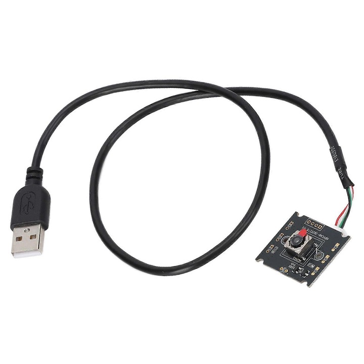 Autofókusz kamera modul HBVCAM-3M20278-V11, OV3640, 3 megapixel, USB 2.0 plug-and-play, OTG kompatibilis, 64°-os látómező, 3.5 mm fókusztávolság, fekete, 1 db