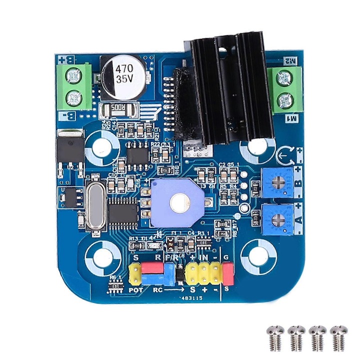 Erős szervomotor vezérlőpanel 12V-24V, nagy nyomaték, kompakt