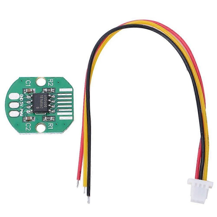 Encoder absolut 12-bit, verde, 3 pini, 12x12mm