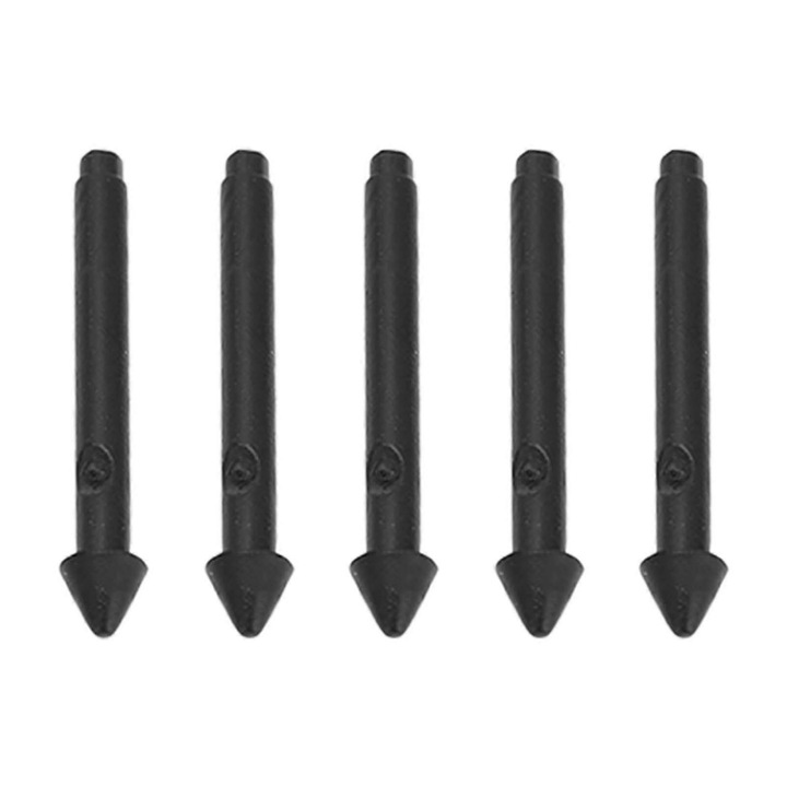 Varfuri stylus pentru tableta, compatibile cu Surface Pro 7/6/5/4, Book, Studio, Go, 2H, din ABS, varf lucios, sensibilitate ridicata, usor de instalat, negru, 5 bucati