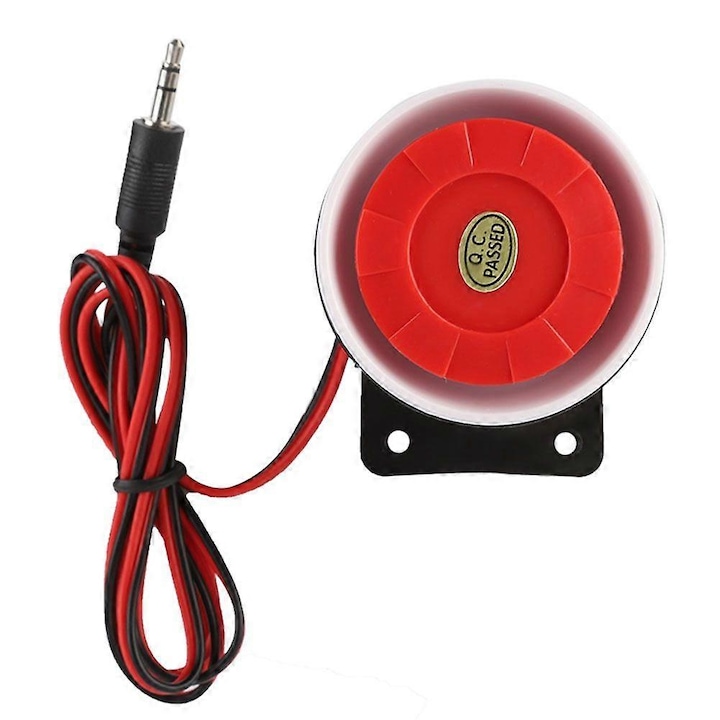 Belső mini sziréna, 15W, fehér, 65g