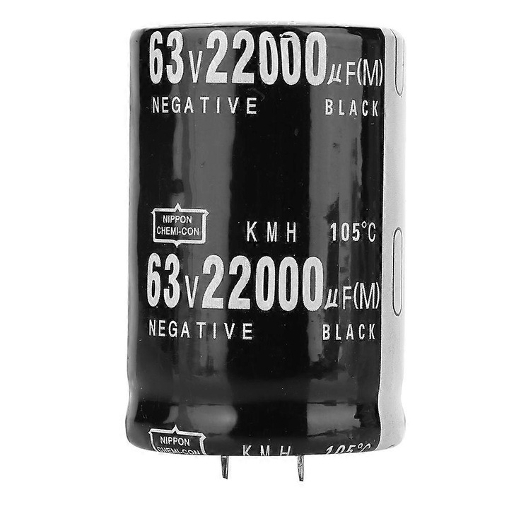 Alumínium elektrolit kondenzátor 22000F 63V 35x50mm fekete
