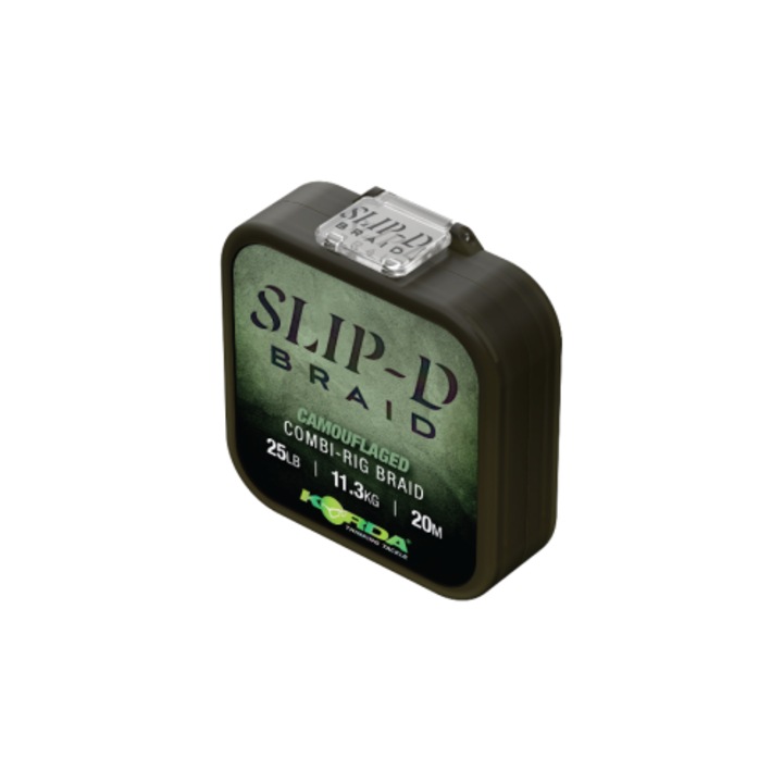 Fir Textil Korda Slip-D Braid 25lb, 20m, Fir Monturi Crap Slip-D