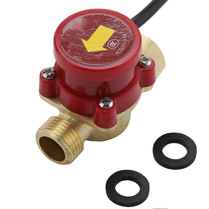 Comutator debit apa 7x5.2cm 220V 0.5A G1/2"
