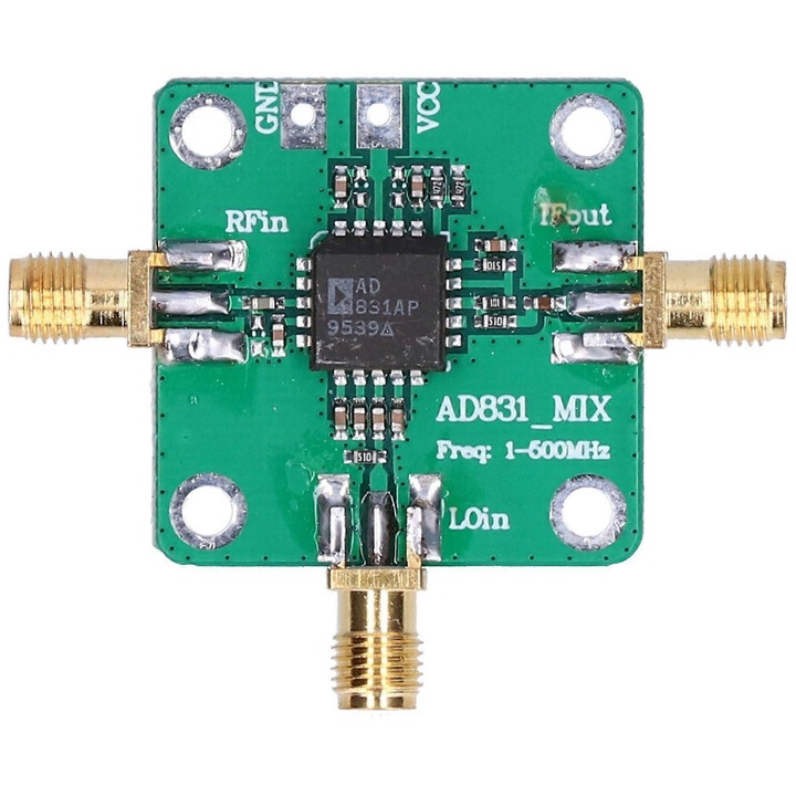 Modul keverő AD831, nagyfrekvenciás, 1500MHz sávszélesség, 9-11V tápellátás, 1-500MHz