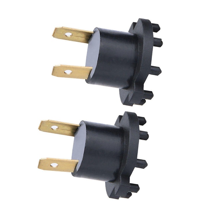 2 darabos készlet, Fényszóró izzó foglalat B28V-51-0A3/B28V510A3, műanyagból, kompatibilis Mazda 3/5/323, Kawasaki ER6-F 2012-2015, Aprilia SL1000 Falco 2001-2005, fekete
