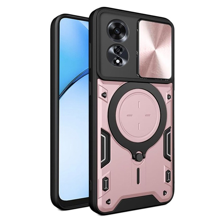 Carcasa de protectie pentru Oppo A60 4G, roz auriu