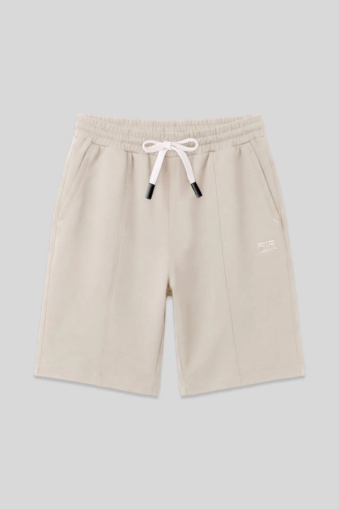 Pantaloni scurti, Barbati, Pantaloni scurti de trening din amestec de bumbac TOMMY pentru barbati, Bej Natural, 2XL INTL